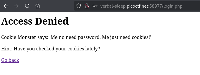 Access denied response