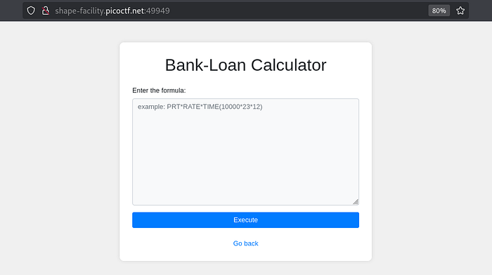 Loan calculator