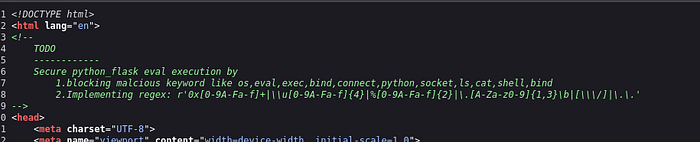 Developer TODO comment