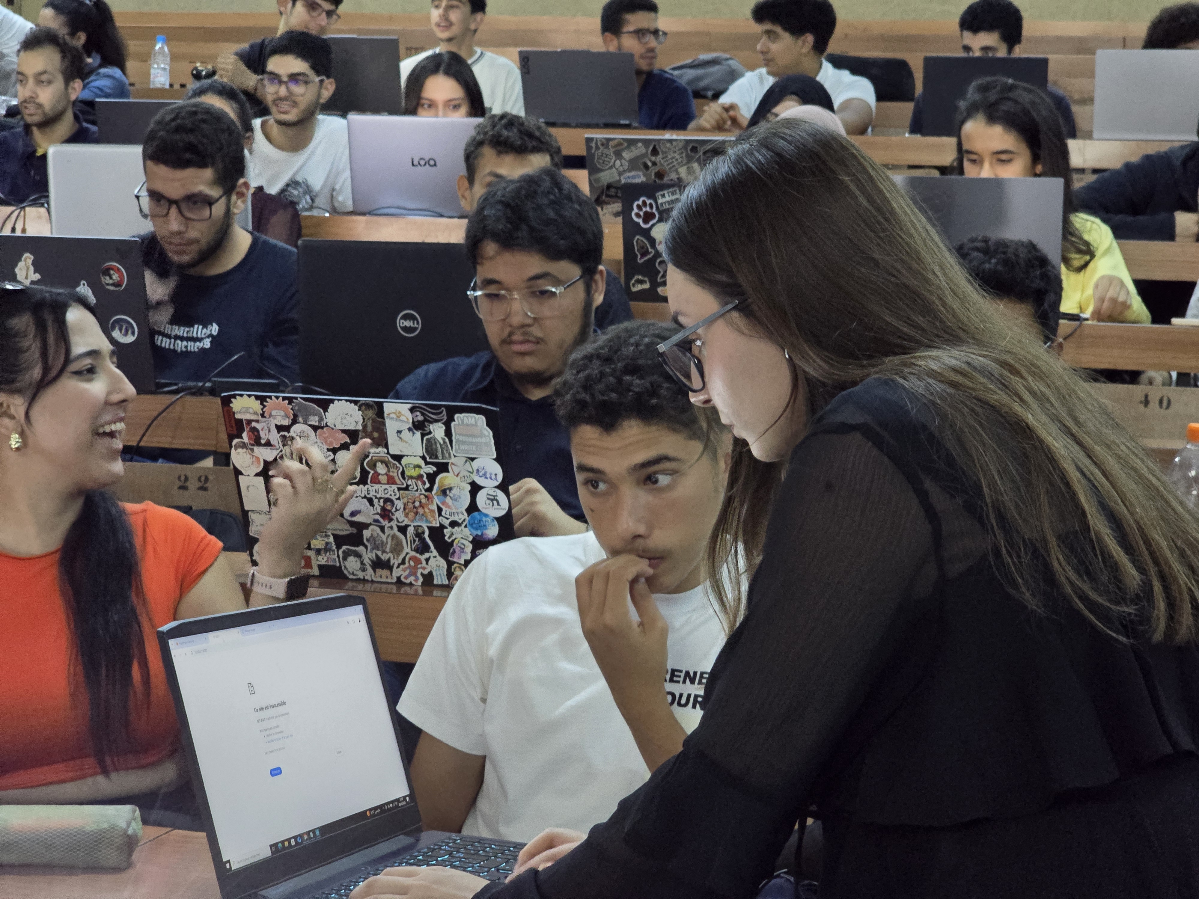 Guiding attendees during the hands-on portion of the workshop