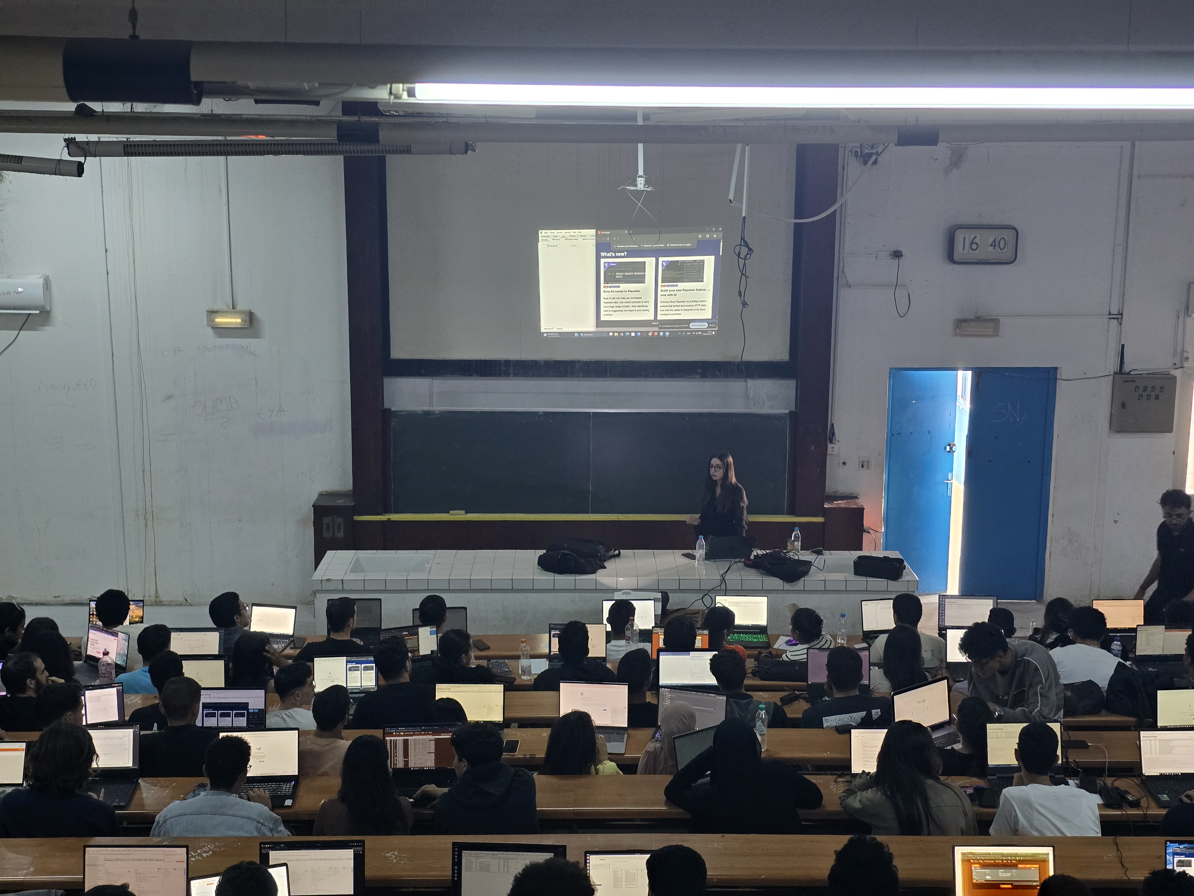 Presenting the Burp Suite workshop to students